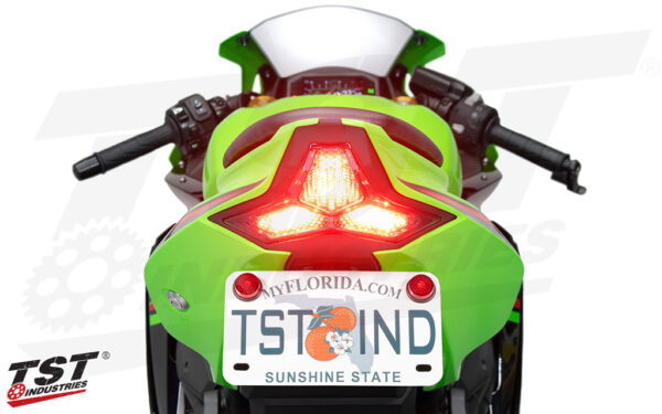 TST Tail Light Ninja 300 / 500 / 400 / ZX-4R / ZX-10R / ZX-4R / - Image 2